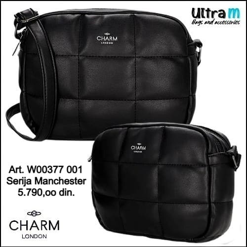 Zenska torba Charm London Art. W00377 001 Manchester crna