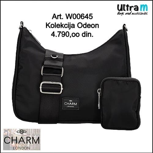 Zenska torba Charm London Art. W00645 001 Odeon crna