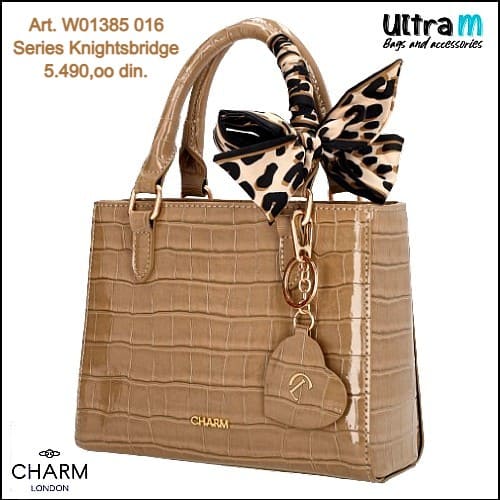 Zenska torba Charm London Art. W01385 016 Knightsbridge bež lak