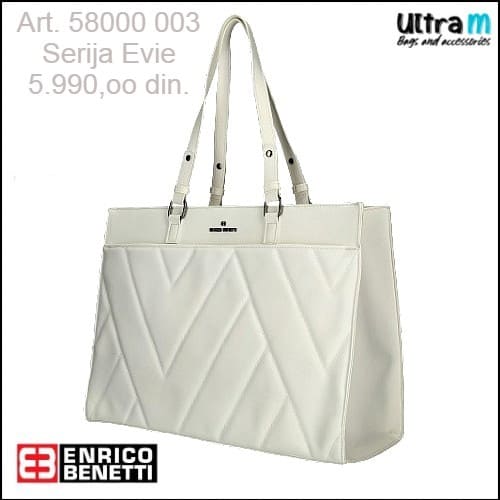Zenska torba Enrico Benetti Art. 58000 003 Evie bela