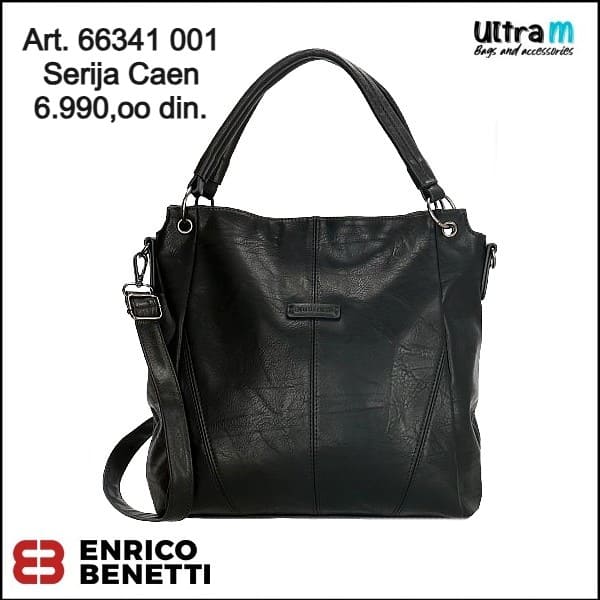 Zenska torba Enrico Benetti Art. 66341 001 Caen crna