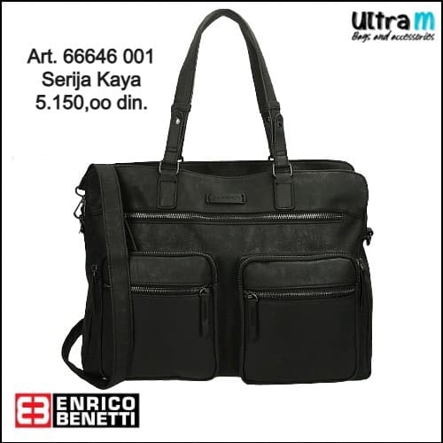 Zenska torba Enrico Benetti Art. 66646 001 Kaya crna