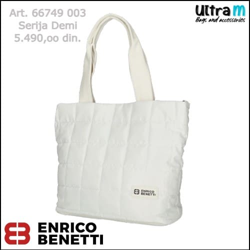 Zenska torba Enrico Benetti Art. 66749 003 Demi bela