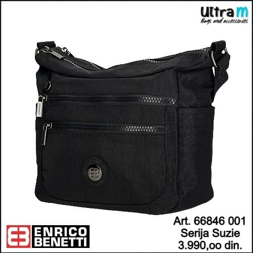 Zenska torba Enrico Benetti Art. 66846 001 Noumea crna