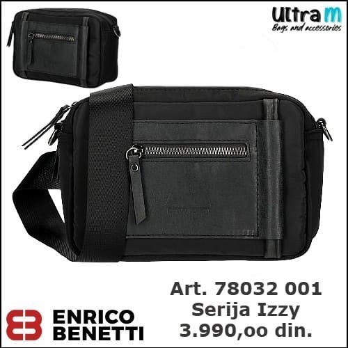 Zenska torba Enrico Benetti Art. 78032 001 Izzy crna