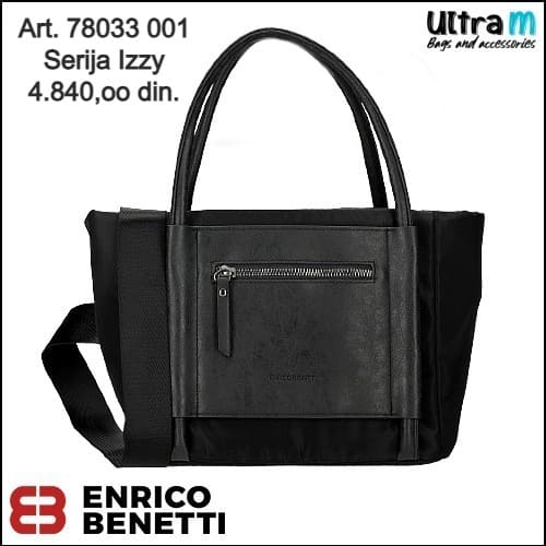 Zenska torba Enrico Benetti Art. 78033 001 Izzy crna