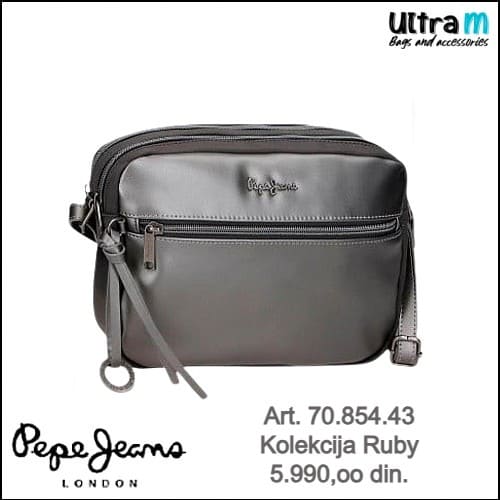 Zenska torba Pepe Jeans London Art. 70.854.43 Ruby srebrna