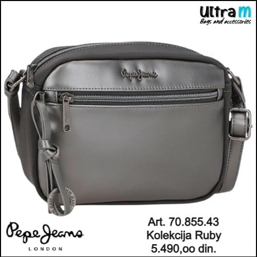 Zenska torba Pepe Jeans London Art. 70.855.43 Ruby srebrna