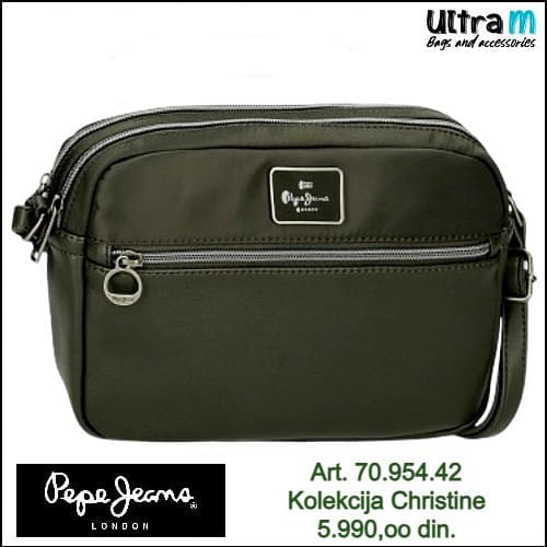 Zenska torba Pepe Jeans London Art. 70.954.42 Christine maslinasta