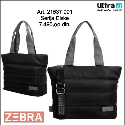 Zenska torba Zebra Trends Art. 21537 001 Elske crna